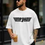 Vector Top Dad Estilo Aviador Militar para Sublimación y Corte