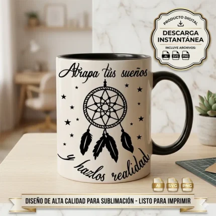 Diseño Atrapasueños Gratis en SVG y PNG - Regalo de Mark Designs