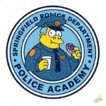 Emblema Jefe Gorgory Springfield Police Vector Pro