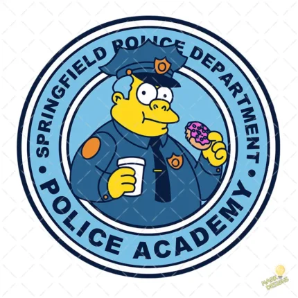 Emblema Jefe Gorgory Springfield Police Vector Pro