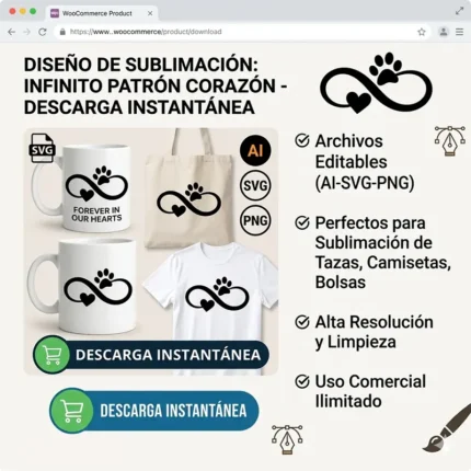 FREEBIE Vector Infinito Amor por las Mascotas Gratis