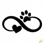 FREEBIE Vector Infinito Amor por las Mascotas Gratis