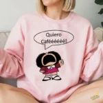 FREEBIE Vector Mafalda "Quiero Cafééééé!" Gratis para Sublimación