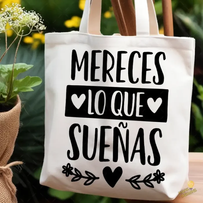 FREEBIE: Vector Mereces lo que Sueñas Gratis para Sublimación - Imagen 2
