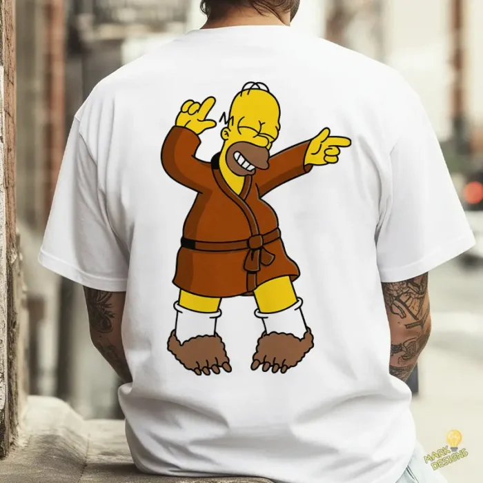 Gratis Homer Simpson en Bata Vector Modo Relax