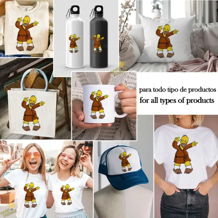 Gratis Homer Simpson en Bata Vector Modo Relax - Image 3