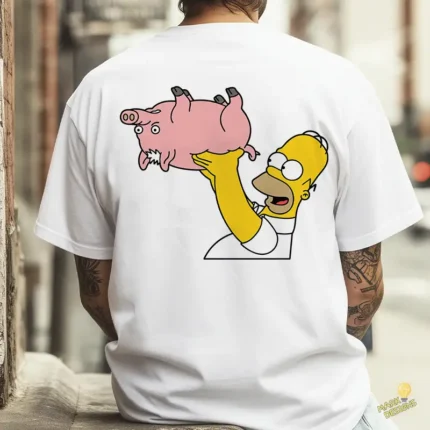 Homero Simpson y Spider-Cerdo Vector Edición Película