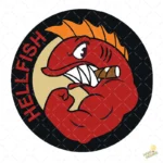 Logo Hellfish Los Simpson - Calidad para Sublimación Premium