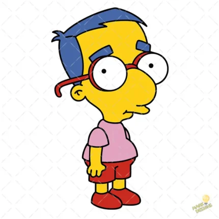 Milhouse Van Houten Vector Clásico Los Simpson