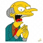 Sr Burns Excelente Vector Edición Euforia Simpson