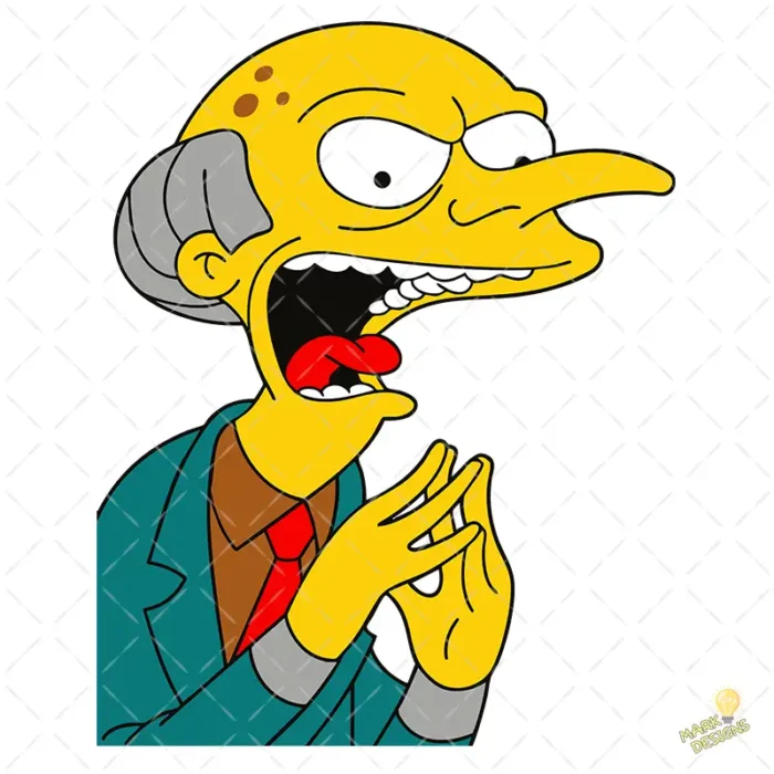 Sr Burns Excelente Vector Edición Euforia Simpson