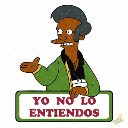 Vector Apu No Lo Entiendos Edición Meme Simpson