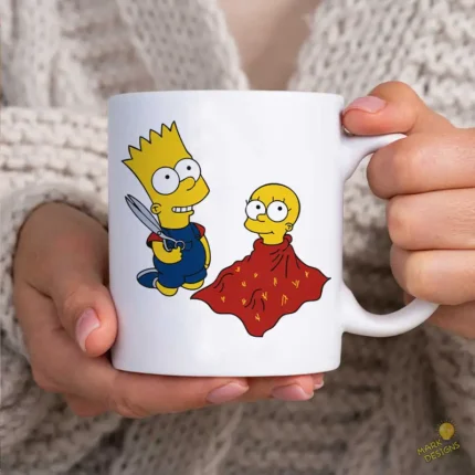 Vector Bart y Lisa Peluquero - Diseño para Sublimación 4K