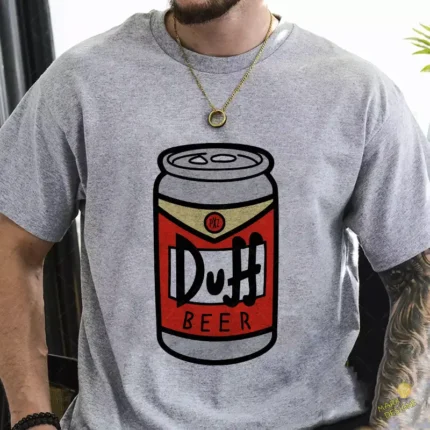 Vector Cerveza Duff Lata Emblema de Springfield