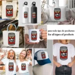 Vector Cerveza Duff Lata Emblema de Springfield