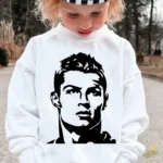 Vector Cristiano Ronaldo CR7 Rostro Silueta para Productos Personalizados