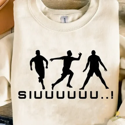 Vector Cristiano Ronaldo Celebración Siuuu para Sublimación