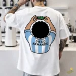 Vector Diego Maradona Ilustración Popular Argentina para Sublimación
