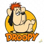 Vector Droopy Dog Dibujo Animado Clásico para Sublimación