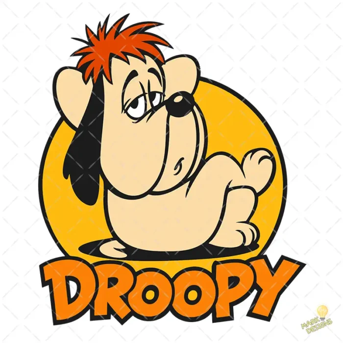 Vector Droopy Dog Dibujo Animado Clásico para Sublimación