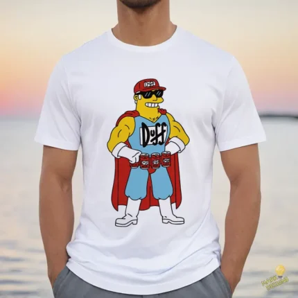 Vector Duffman El Hombre Duff Superhéroe de Fiesta