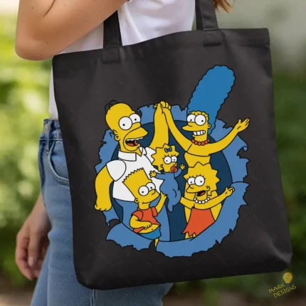 Vector Familia Simpson Completa Salida de Papel