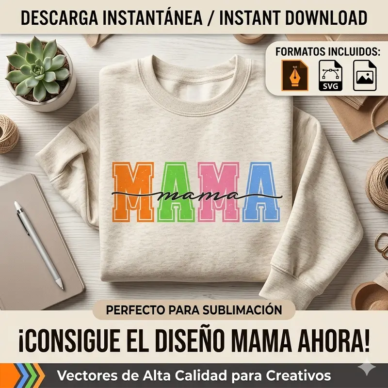 Vector Gratis MAMÁ Estilo Universitario para Sublimación1 Vector Gratis MAMÁ Estilo Universitario para Sublimación