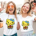 Vector Hello Kitty Bob Esponja Pantalones Cuadrados Fusión para Sublimación