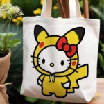 Vector Hello Kitty Pikachu Pokémon Fusión Colección para Sublimación