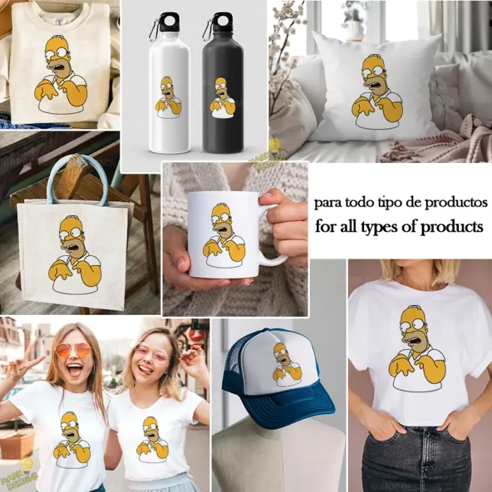 Vector Homer Simpson Confundido Meme Reacción - Image 3