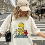 Vector Homero Conciencia Angel y Demonio Simpson