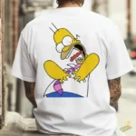 Vector Homero Simpson Estrés Laboral Edición Corbata
