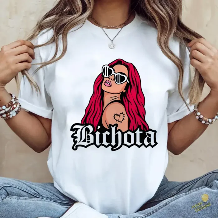 Vector Karol G Bichota Ilustración de Música Urbana para Sublimación