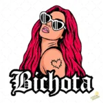 Vector Karol G Bichota Ilustración de Música Urbana para Sublimación