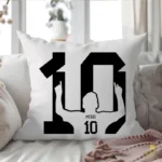 Vector Lionel Messi 10 Silueta SVG para Estampar Camisetas
