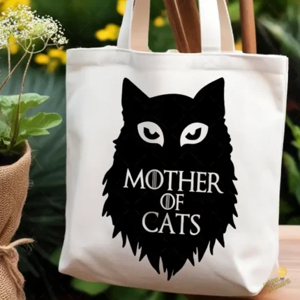 Vector Mother of Cats Parodia Juego de Tronos para Sublimación