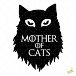 Vector Mother of Cats Parodia Juego de Tronos para Sublimación