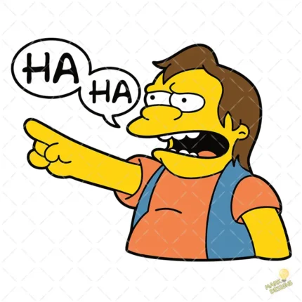 Vector Nelson Muntz Risa Ha Ha Meme Simpson