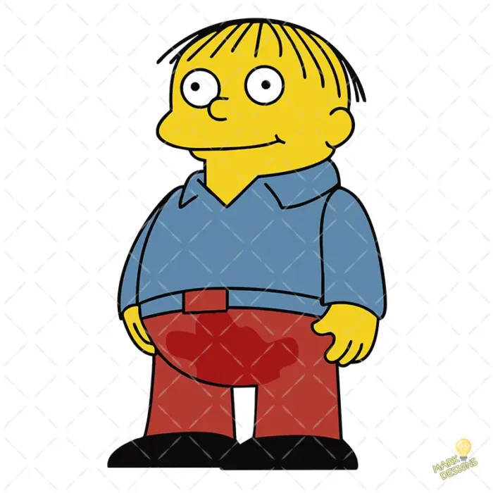 Vector Ralph Wiggum Pantalones Mojados Meme Humor