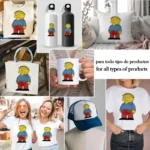 Vector Ralph Wiggum Pantalones Mojados Meme Humor