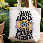 Vector Retro Psicodélico "Hay algo en ti" para Sublimación Color