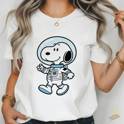 Vector Snoopy Astronauta en Traje Espacial para Sublimación y Regalos