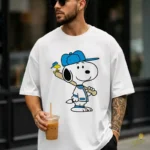 Vector Snoopy Jugador de Béisbol con Woodstock para Sublimación