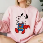 Vector Snoopy de Superman Disfraz de Superhéroe para Sublimación