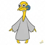 Vector Sr Burns Alien Extraterrestre Traigo Paz los Simpson