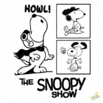 Vector The Snoopy Show Variedad de Poses para Sublimación