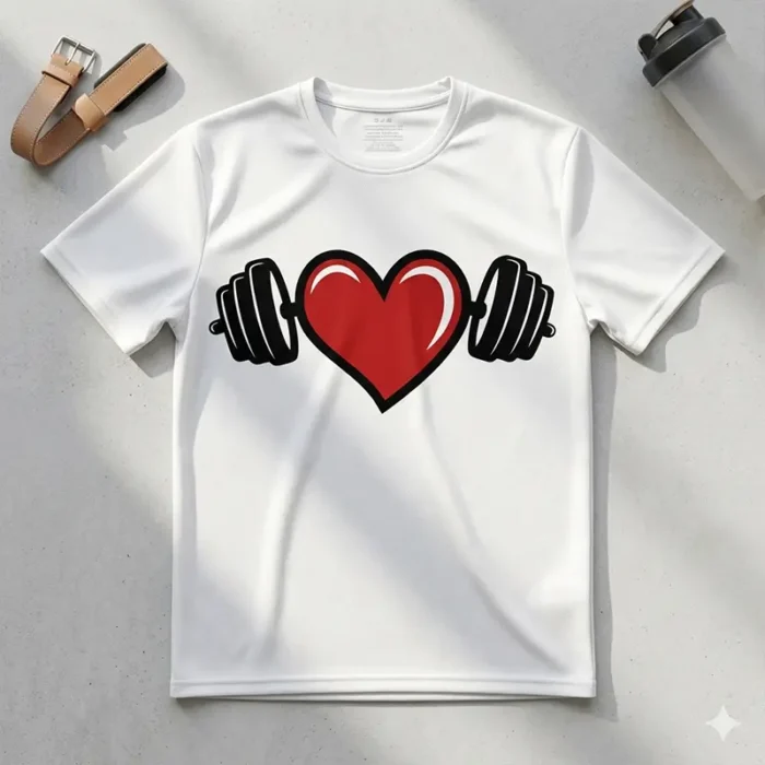 Vector Fitness Amor por el Gym Corazón Pack Digital