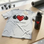 Vector Fitness Amor por el Gym Corazón Pack Digital