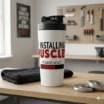 Vector Fitness Installing Muscles Gym para Sublimación