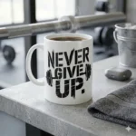 Vector Fitness Never Give Up Gym Pack Digital para Sublimación